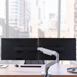 Load image into Gallery viewer, M8.1 monitor arm supports a better working posture, creates more usable desktop space and helps maintain a clutter-free environment.
